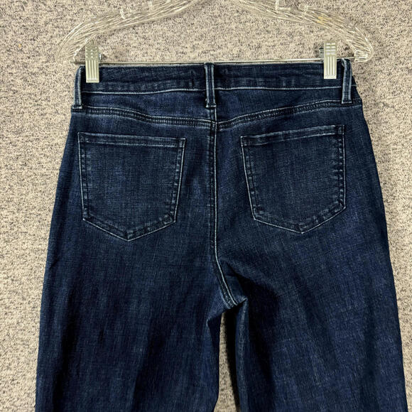 NYDJ Women's Size 4 Dark Wash High Rise Straight Leg Jeans - Picture 4 of 11
